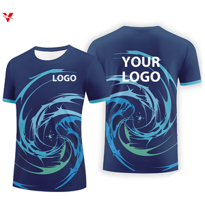 Vente en <span class=keywords><strong>gros</strong></span> <span class=keywords><strong>de</strong></span> chemise d'été pour homme et femme T-shirt imprimé par sublimation avec broderie et logo personnalisé uniforme d'<span class=keywords><strong>entreprise</strong></span> respirant WP24131 - Product Image 1