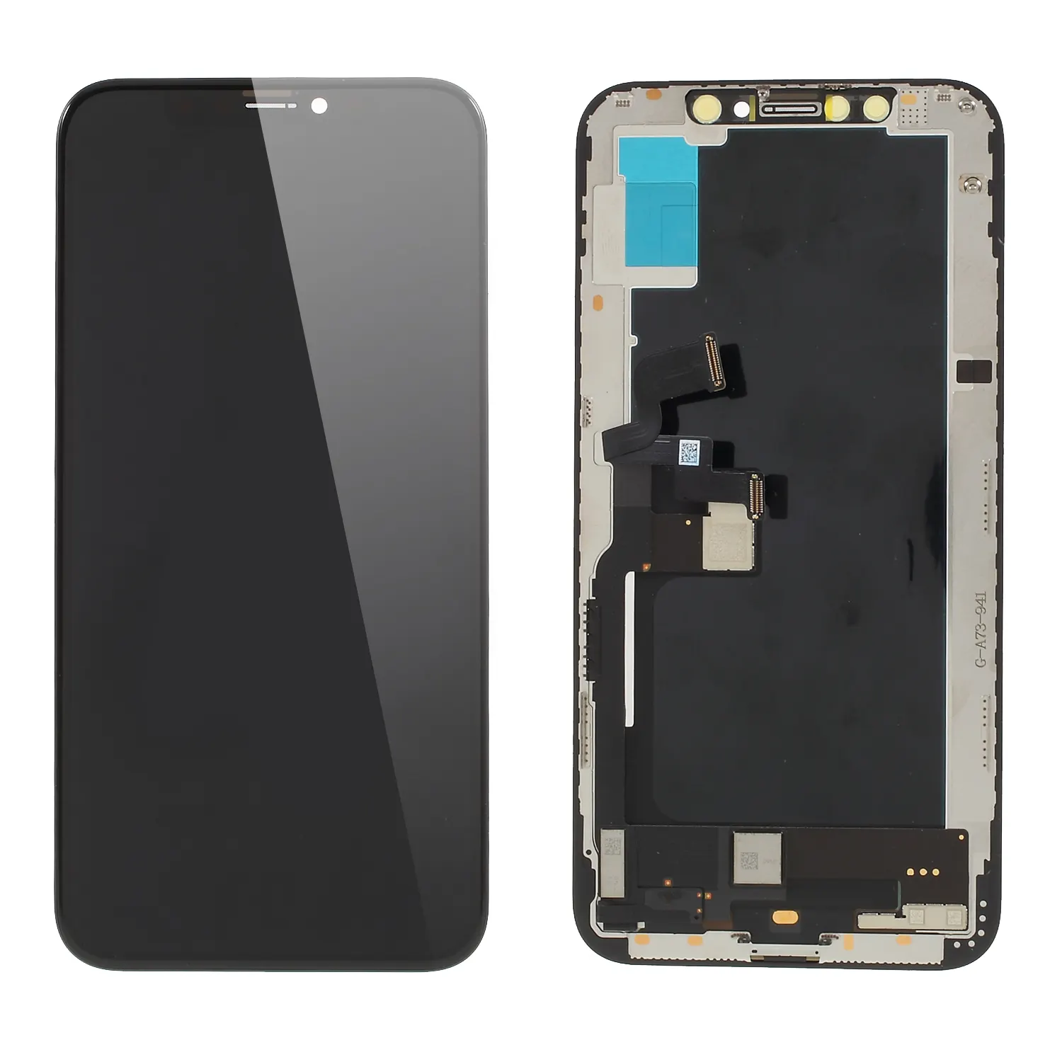 OEM Screen and Digitizer Assembly Spare Part for iPhone XS Black Screen Display