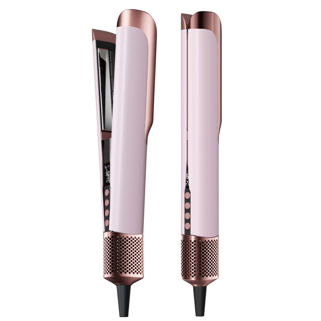 2 in 1 Hair Dryer Straightener Professional Hot Air Styler Negative Straightener Flat Iron Wet Dry Hair Straightener with Air