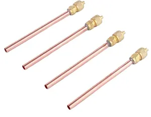 Brass gas sạc van truy cập/công cụ làm lạnh cần thiết kiểm tra van