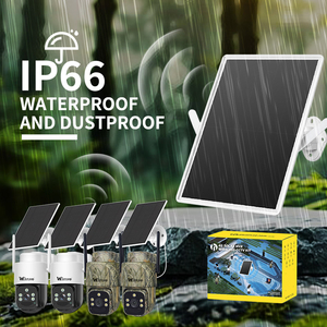Kit <span class=keywords><strong>de</strong></span> Cámara Wi-Fi Inalámbrica Solar 4G para Exteriores Wistino <span class=keywords><strong>de</strong></span> 4MP, IP66 Impermeable, Red Estable <span class=keywords><strong>de</strong></span> 200m, Sistema <span class=keywords><strong>de</strong></span> Cámara <span class=keywords><strong>de</strong></span> <span class=keywords><strong>Seguridad</strong></span> Solar - Product Image 4
