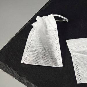 OEM ODM Manufacturer Custom Size Eco-friendly Non-Woven Tea <b>Bag</b> Drawstring Empty Tea Filter <b>Bag</b> Spot Sales - Product Image 1
