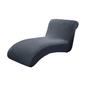 ผ้าคลุมเก้าอี้นอนแบบอ็อกซ์ฟอร์ดสีเทาเข้มกันน้ำได้ผ้าคลุมเฟอร์นิเจอร์ในร่มสำหรับห้องนั่งเล่นห้องนอนโซฟาสำหรับลานบ้านและใช้ในสวน - Product Image 3