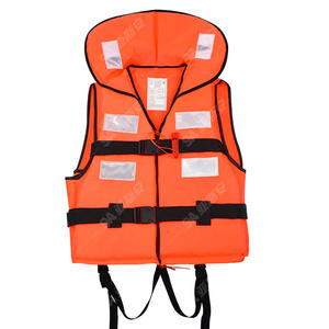 Chaleco Salvavidas de Espuma para Adultos, Alta Flotabilidad, Versión con Correa Naranja, para Natación, Pesca y Supervivencia - Product Image 1