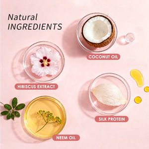 แชมพูแ<span class=keywords><strong>ล</strong></span>ะครีมนวดผมสูตรบำรุงแ<span class=keywords><strong>ล</strong></span>ะเพิ่มความชุ่มชื้นด้วยโปรตีนไหม มะพร้าว และดอก<span class=keywords><strong>ชบา</strong></span> สำหรับผมหยิก - Product Image 3