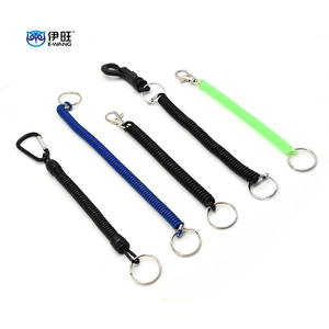Ewang Anti-Lost Stretch Cord Safety Key Chain Retractable Spring Coil Keychain - Product Image 1