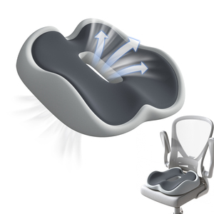 Bantal untuk Kursi Kantor, Bantal Duduk Mobil Berbahan Busa Memori - Bantal Pereda Nyeri Tulang Ekor, Bantal Pereda Nyeri <span class=keywords><strong>Sciatica</strong></span> Anti-Selip - Product Image 1