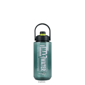 Botella de agua de gran capacidad Max Home, botella portátil para beber al aire libre de 1000Ml con asa para hombres y mujeres, uso en verano - Product Image 2