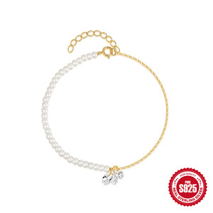 Necklace Interchangeable Irregular Zirconia 925 Pure <b>Silver</b> Chain <b>Charm</b> <b>Bracelet</b> - Product Image 3