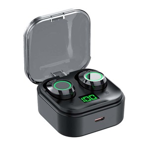 VALDUS headphone nirkabel TWS 2024, earbud nirkabel YD MNI tampilan Digital <span class=keywords><strong>Hi</strong></span> <span class=keywords><strong>Fi</strong></span> <span class=keywords><strong>Stereo</strong></span> Bt 5.3 penghilang kebisingan
