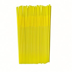 Pailles à boire en plastique jetables colorées personnalisées d'usine, flexibles et pliables, longueur sur mesure, style moderne, pour fêtes, événements professionnels et enfants - Product Image 2