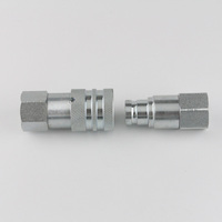 Pièces de rechange pour raccords hydrauliques à déconnexion rapide 1/2 G FC pour l'exploitation minière et le forage, coupleur à face plate à double coupure ISO 16028