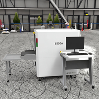 Scanner de bagages à rayons X pour inspection, technologie de détection par IA, taille du tunnel 650*500 mm, modèle SD-6550A