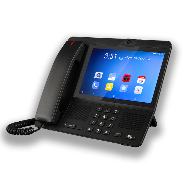 Broadsis 8-Inch 4G LTE Android 11 GSM Video Phone Cordless Telephone with VoLTE WiFi Hotspot MP3 FM 3G 2G Fixed Wireless Phone