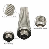Cartouche filtrante plissée en tissu non tissé, élément de remplacement pour système de filtration de machines industrielles