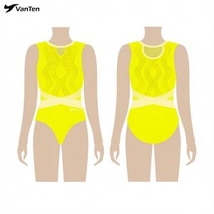 <span class=keywords><strong>Justaucorps</strong></span> de gymnastique sans manches personnalisé avec strass, <span class=keywords><strong>rouge</strong></span>, bleu roi, vert sarcelle, pour filles - Product Image 6