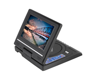 Draagbare 7Inch Oplaadbare Batterij <span class=keywords><strong>Game</strong></span> Analoge Tv Fm Radio Usb Dvd-speler - Product Image 4