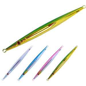 Gigo Señuelo de Pesca en el Mar, Placa de Hierro, para Aguas Profundas del Mar del Sur de China, de Hundimiento Rápido, Realista, Luminoso en la Oscuridad, Color Rojo Atún Ámbar - Product Image 1