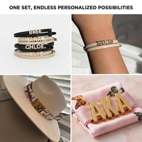 Breloques alphabétiques A-Z en métal au design tendance, à glissière, pour la décoration DIY de sangles, colliers, sacs et coques de téléphone portable