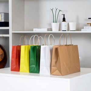 Clothing <b>Store</b> Exclusive 15kg Capacity Thick Brown Kraft <b>Paper</b> <b>Bag</b> with Logo Printing for Shopping - Product Image 6