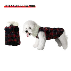 ملابس كلاب عالية الجودة متوسطة الحجم للشتاء، ملابس حيوانات أليفة قطنية قابلة للتنفس، تصميم كلاسيكي مريح ودافئ - Product Image 3