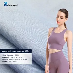 No9900 Fashion Trend 80% Nylon 20% Spandex Breathable Smooth Moisture Absorption Yoga Wear Fabric