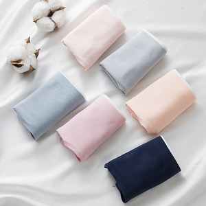 Mutandine a vita media di alta qualità mutandine in cotone tinta unita mutandine da donna <span class=keywords><strong>senza</strong></span> cuciture in cotone per ragazze - Product Image 2