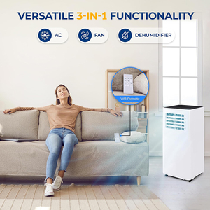 Mini <span class=keywords><strong>climatiseur</strong></span> portable intelligent 7 000BTU à 9 000BTU AC <span class=keywords><strong>mobile</strong></span> facile à déplacer - Product Image 3