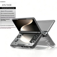 Étui de protection portable transparent en TPU, housse tout-en-un avec poignée souple pour console de jeu AYN Thor