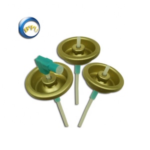 Valvole Aerosol di Alta Qualità con Coppa di Montaggio Dorata per Bombolette di Deodorante per Ambienti a Forma Cilindrica, Realizzate in Metallo e Plastica con Stelo da BYU - Product Image 1