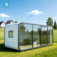 Cabine de bureau professionnelle préfabriquée mobile de type Apple, fournie directement par l'usine, pour usage commercial