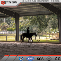 Structure en acier de cheval Stable, Structure en acier préfabriquée, bâtiment intérieur, arène d'équitation à vendre