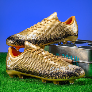 Vendita calda personalizzabile di Design <span class=keywords><strong>Turf</strong></span> calcio Futsal <span class=keywords><strong>scarpe</strong></span> da calcio per gli uomini suola in Mesh abbigliamento comodo per l'estate - Product Image 1