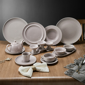 Juego de Café y Té Clásico ST de Porcelana Doble con Tazas y Platillos Duraderos y Ecológicos, Estilo Americano para Uso en Cafeterías - Product Image 4