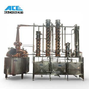 Alambic de distillation d'alcool en cuivre 450L avec colonne de distillation - Product Image 6