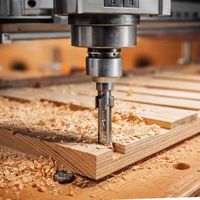 Fournisseur Direct ODM OEM Fraise diamantée pour le travail du bois et la menuiserie, outils de fraisage CNC pour le bois, fraise PCD
