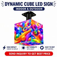 Display LED a Cubo Magico per Esterni, 3840Hz, Ultra Sottile, 5000Nits, 4500Nits, Full Color, Giunzione Senza Soluzione di Continuità, P5 P2.97, Portatile