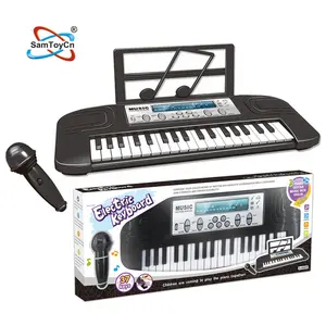 37キーキッズミュージカルピアノキーボードおもちゃ電子オルガンマイク付き