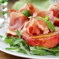Jambon de Parme séché le plus vendu du fabricant italien Roule entièrement garni de couteau Produit de porc de gros