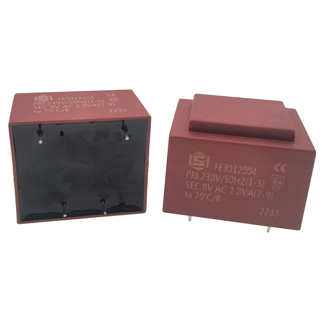 6V 9V 12V 15V 18V 24V /0.35VA - 0.45VA FE2006 PCB Mounted Transformer Small - Sized Transformer Suitable for Electronic Devices