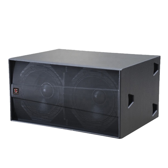 S2188+ Professional DJ Bass Speakers Dual 18 Inch Big Power Loudspeakers with Subwoofer Box Audio Mixer Amplifier Sound System