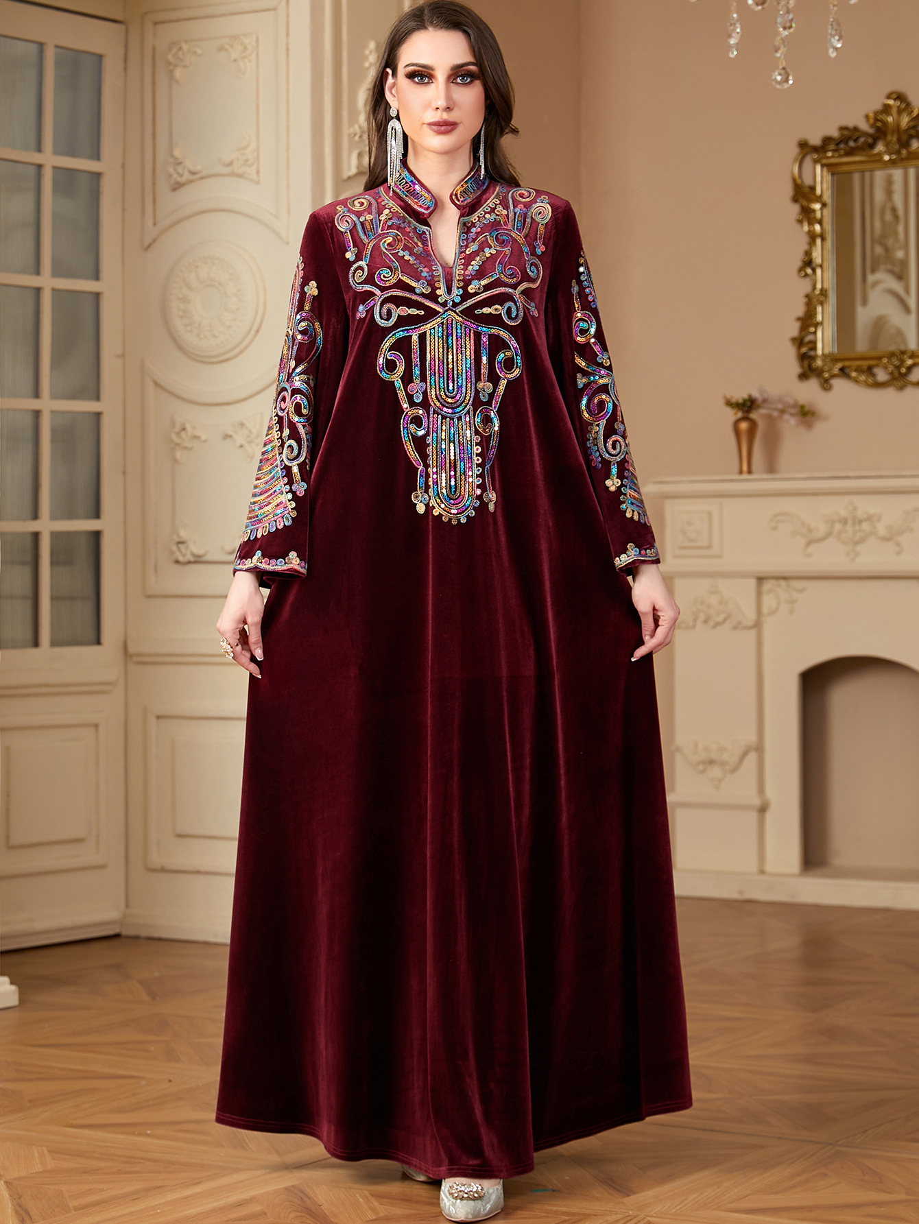 red formal long sleeve dress Long Sleeves Short Red Prom Dresses, Red Long Sleeves Short Formal Gra –  jbydress