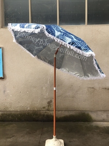 <strong>Beach</strong> &amp; Patio Vintage Umbrella pink and White Stripe Sun Garden Parasol <strong>Beach</strong> <strong>Brollie</strong> - Product Image 5