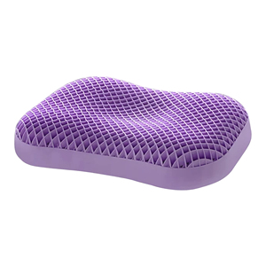 Factory Wholesale High Elastic TPE Gel Grid Pillow Ergonomic Cooling Grid Style Pillow for Neck Pain Relief Orthopedic Bedding - Product Image 3