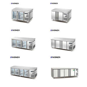 Équipement de cuisine, réfrigérateur à dessus plat, table de travail réfrigérée, établi en acier inoxydable, réfrigérateur <span class=keywords><strong>commercial</strong></span> - Product Image 2