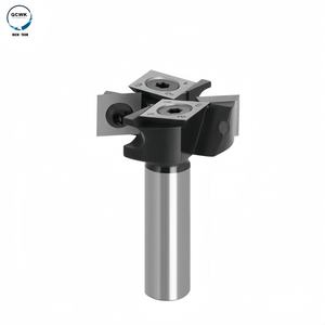 Lame de rabotage remplaçable <span class=keywords><strong>à</strong></span> tige de 8mm-CNC Spoilboard Surfaçage Router Bit Face End <span class=keywords><strong>Fraise</strong></span> pour le travail du bois - Product Image 1