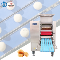 Machine à couper et à arrondir la pâte QINLI pour la fabrication de boulettes de pâte pour boulangerie, usine de hamburgers, production de roti, de pain aux céréales