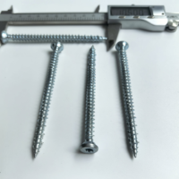 Window Door Frame Fixing Screws Direct Anchor Screw Wood Masonry Concrete Galvanized Self Tapping Construction Fasteners Grade