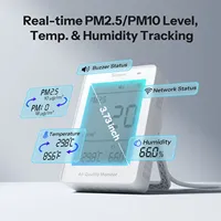 SONOFF SAWF-07P AirGuard PM2.5/PM10 Matter Over Wi-Fi Moniteur de Qualité de l'Air Compatible Matter Intégration Intelligente Alexa Apple Home