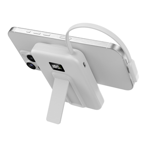 Câble de charge magnétique sans fil intelligent <span class=keywords><strong>2</strong></span>-en-<span class=keywords><strong>1</strong></span> haute capacité 10000 mAh 20W à charge rapide pour montre connectée et téléphone, avec support et batterie externe - Product Image 3
